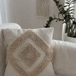 Фото из отзыва к Готовый набор Наволочка неокрашенная с ковровой вышивкой