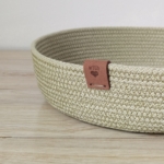 Фото из отзыва к Шнур вязаный 5 мм шалфей с сердечником