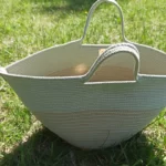 Фото из отзыва к Шнур вязаный 5 мм шалфей с сердечником