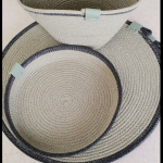 Фото из отзыва к Шнур вязаный 5 мм шалфей с сердечником