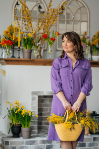 Фото из отзыва к Шнур вязаный жёсткий 8 мм жёлтый с сердечником