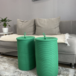 Фото из отзыва к Шнур вязаный жёсткий 8 мм зелёный с сердечником