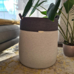 Фото из отзыва к Шнур вязаный жёсткий 8 мм песочный с сердечником