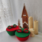 Фото из отзыва к Шнур вязаный 5 мм зелёный лесной с сердечником