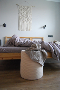 Фото из отзыва к Шнур вязаный жёсткий 8 мм песочный с сердечником