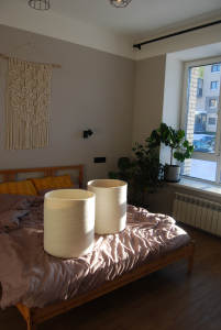 Фото из отзыва к Шнур вязаный жёсткий 8 мм молочный с сердечником