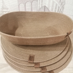 Фото из отзыва к Шнур вязаный 5 мм джутовый цвет с сердечником