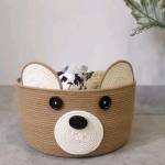 Фото из отзыва к Шнур вязаный 5 мм джутовый цвет с сердечником