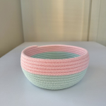 Фото из отзыва к Шнур вязаный жёсткий 8 мм мятный с сердечником