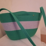 Фото из отзыва к Шнур плетёный 5 мм зелёный с сердечником