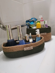 Фото из отзыва к Шнур вязаный 5 мм хаки тёмный с сердечником