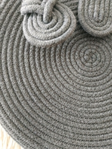 Фото из отзыва к Шнур плетёный 5 мм графитовый с сердечником