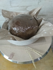 Фото из отзыва к Шнур вязаный 5 мм лён с сердечником