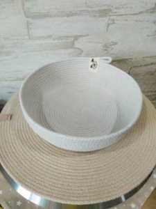 Фото из отзыва к Шнур вязаный 5 мм лён с сердечником