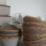 Фото из отзыва к Шнур вязаный жёсткий 8 мм серый тёплый с сердечником