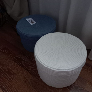 Фото из отзыва к Шнур вязаный жёсткий 8 мм белый с сердечником