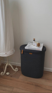 Фото из отзыва к Шнур вязаный жёсткий 8 мм графитовый с сердечником