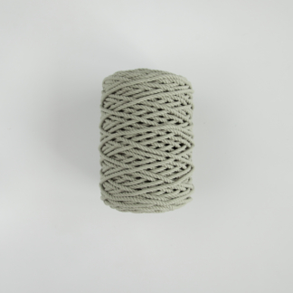 Трёхпрядная верёвка 5 мм шалфей
