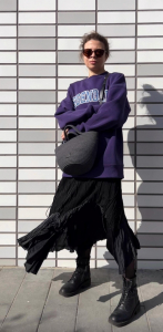 Фото из отзыва к Шнур вязаный жёсткий 8 мм графитовый с сердечником