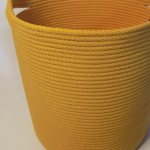 Фото из отзыва к Шнур вязаный жёсткий 8 мм горчичный светлый с сердечником