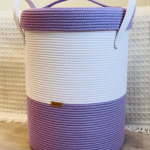 Фото из отзыва к Шнур вязаный жёсткий 8 мм белый с сердечником