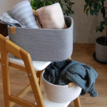 Фото из отзыва к Шнур вязаный жёсткий 8 мм серый с сердечником