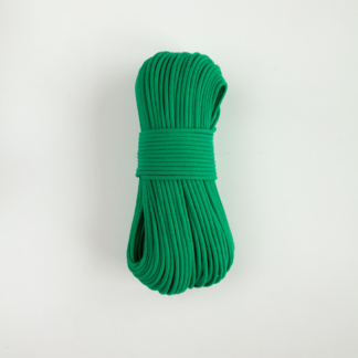Шнур плетёный 5 мм зелёный лесной с сердечником