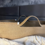 Фото из отзыва к Шнур вязаный 5 мм джутовый цвет с сердечником