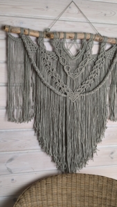 Фото из отзыва к Трёхпрядная веревка 3 мм, шалфей