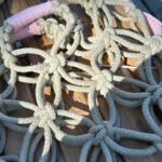 Фото из отзыва к Шнур вязаный мягкий 8 мм шалфей с сердечником