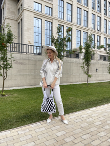 Фото из отзыва к Шнур вязаный мягкий 8 мм белый с сердечником