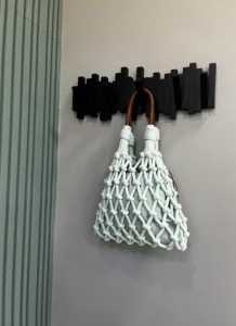 Фото из отзыва к Шнур вязаный мягкий 8 мм мятный с сердечником