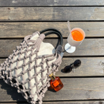 Фото из отзыва к Шнур вязаный мягкий 8 мм лён с сердечником