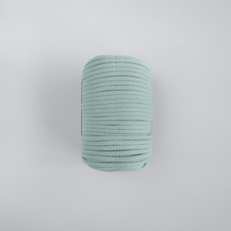 Шнур вязаный мягкий 8 мм мятный с сердечником