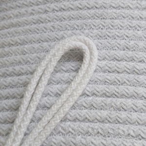 Фото из отзыва к Шнур вязаный жёсткий 8 мм серый пепельный с сердечником
