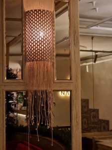 Фото из отзыва к Шнур плетёный 3 мм бежевый с сердечником