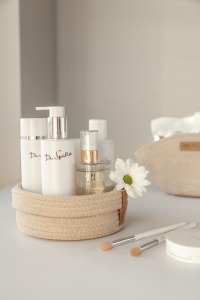 Фото из отзыва к Шнур вязаный мягкий 8 мм бежевый с сердечником