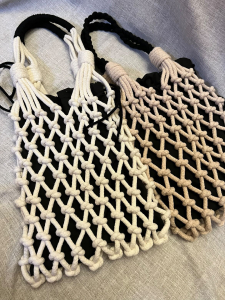 Фото из отзыва к Шнур вязаный мягкий 8 мм песочный с сердечником