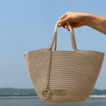 Фото из отзыва к Шнур вязаный жёсткий 8 мм бежевый с сердечником