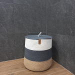 Фото из отзыва к Шнур вязаный 5 мм графитовый с сердечником