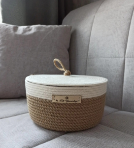 Фото из отзыва к Шнур плетёный 5 мм неокрашенный с сердечником, жёсткость повышенная “+”