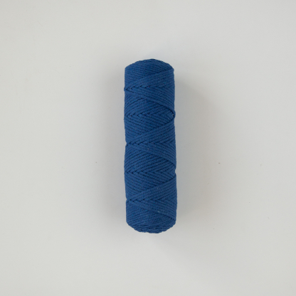 Шнур вязаный 3 мм синий
