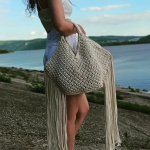 Фото из отзыва к Видео-урок Сумка с бахромой 45х55х7 см