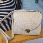 Фото из отзыва к Шнур вязаный 5 мм меланж молочный-бежевый с сердечником