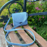 Фото из отзыва к Шнур вязаный 5 мм меланж с сердечником