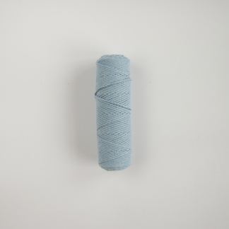Шнур вязаный 3 мм голубой