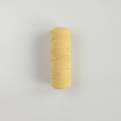 Шнур вязаный 3 мм жёлтый