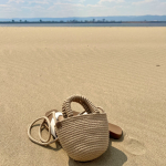 Фото из отзыва к Шнур вязаный мягкий 8 мм джутовый цвет с сердечником