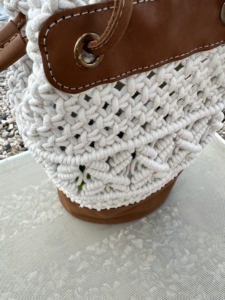 Фото из отзыва к Шнур плетёный 3 мм молочный с цветным сердечником