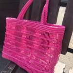 Фото из отзыва к Готовый набор Шоппер плетёный